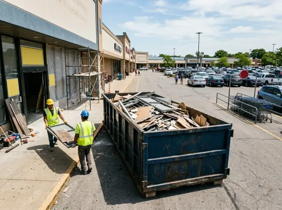 retail-store-renovation-debris-003 — frequently asked questions, Roll-off Dumpster Rentals in Homer Glen, IL
